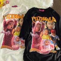 COD Letitia Robbins Looking for hidden candy summer fun childrens printed short-sleeved T-shirt mens and womens loose boyfriend couples