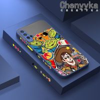 เคส Chenyyka สำหรับ Huawei P20 Lite 2019 Nova 5 Pro Nova Pro 5i Pro เคสการ์ตูนคนต่างด้าวบางมีน้ำค้างแข็งโปร่งใสแข็งขอบสี่เหลี่ยมแข็งลายปลอกซิลิโคนคลุมทั้งหมดป้องกันการกระแทกเคสนิ่ม