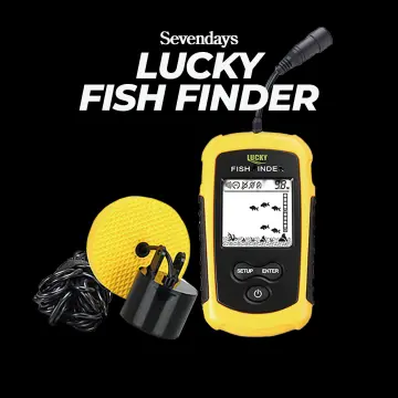 LUCKY LCD Color Screen Portable Wired Fish Finder 100M Depth Range