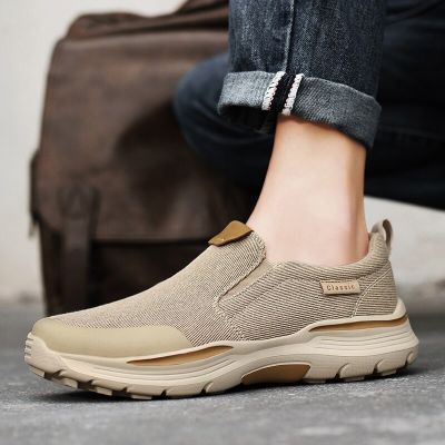 Male Loafer Lightweight Sneakers Soft Sole Slip-On Walking Casual Shoes Mesh Men Shoes Summer Breathable Unisex Men Women