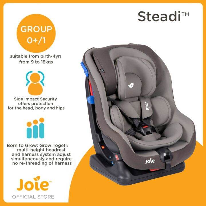 Joie Steadi Car Seat Group +1 Dark Pewter Lazada PH