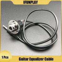 【CW】 Piezo Pickup Cable Hookup Wire 3.5mm Plug and 6.35mm Output Stereo Jack Socket with Endpin Cover