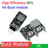 98% 4A Mini DC-DC Buck Converter 5.5V-16V 9V 12V 15V ถึง5V 3.3V Step Down ตัวควบคุมแรงดันไฟฟ้าโมดูลแหล่งจ่ายไฟแทนที่ LM7805