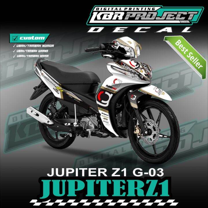 STIKER MONTOR DECAL STIKER FULL BODY JUPITER Z1 LIS VARIASI STIKER