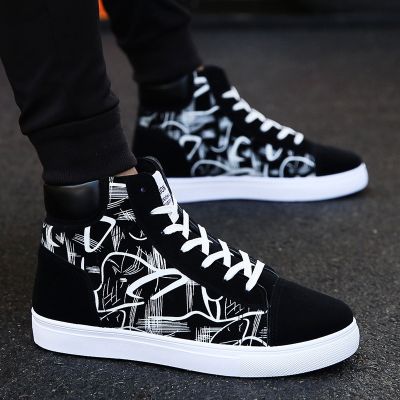 CODff51906at Ready Stock Kasut Mens High-heeled Shoes Student Canvas Shoes Men Casual Shoes Junior Board Shoes Sneakers