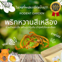 [Paws-sible] Rodent Garden Organic Dehydrated Yellow Bell Pepper ผักอบแฮมสเตอร์ ผักอบแฮมเตอร์ Hamster food