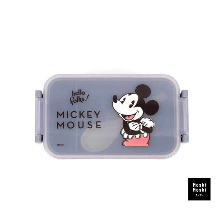 moshi-moshi-กล่องอาหาร-กล่องข้าว-ขนาด-400-ml-ลาย-mickey-mouse-ลิขสิทธิ์แท้จาก-disney-รุ่น-6100001886-1887