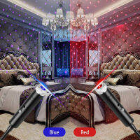 USB Star Projector LED Night Light เปิดใช้งานเสียง Star บรรยากาศแสงหลังคารถในร่ม Galaxy Light สำหรับ Home Party ตกแต่ง