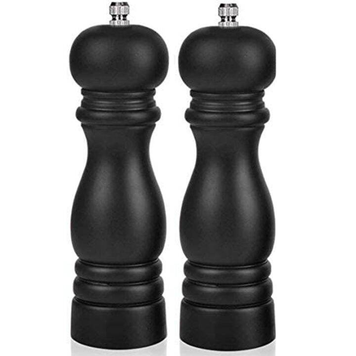 Salt and Pepper Mill Set with Adjustable Ceramic Grinder and Spice Mill