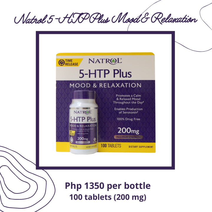 Natrol 5HTP Plus Mood & Relaxation 200mg (Exp Date Dec 2022) Lazada PH