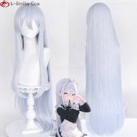 100Cm Long Yoisaki Kanade Cosplay Wig Anime Project SEKAI COLORFUL STAGE! 80Cm/100Cm Long Light Blue Heat Resistant Hair Wigs