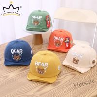 【hot sale】✒☁ C05 Cartoon Bear Baby Baseball Cap Summer Cotton Soft Toddler Peaked Cap Casual Adjustable Girls Baby Hat