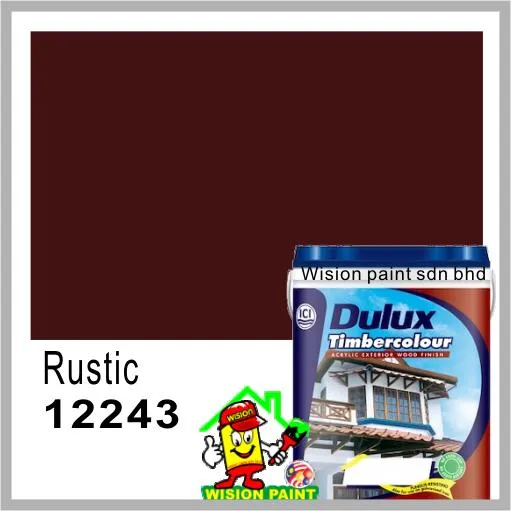 RUSTIC 12243 ( 5L ) DULUX PAINT TIMBERCOLOUR ACRYLIC EXTERIOR WOOD