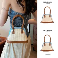 High-end niche crossbody bag for women 2023 summer new beige shell bag shoulder crossbody coin purse for women 【JYUE】