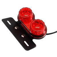 Universal Motorcycle LED Tail Light, License Plate Light With Bracket, Turn Signal, Brake Light