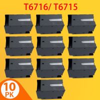 【❈】 KN Group 10ชิ้นเข้ากันได้กับการบำรุงรักษาหมึก T6716สำหรับ T6715 T6716 Epson WF-M5299 WF-C5290DW WF-C5790 M5799 C5290DW C5790เครื่องพิมพ์ C5210