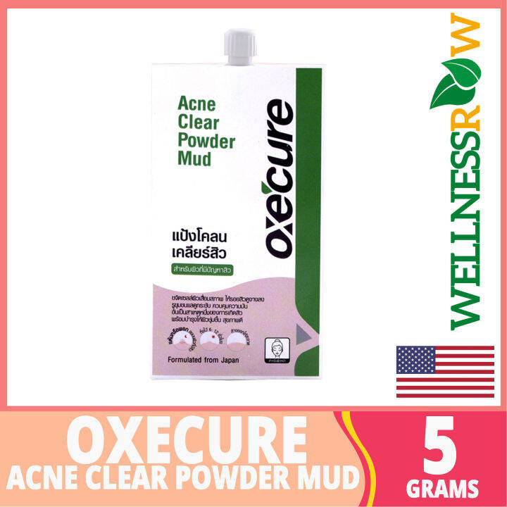 Authentic Oxecure Acne Clear Powder Mud 5g Lazada Ph 0787