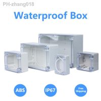 ABS Transparent Wire Junction Box Waterproof Electronic Waterproof Enclosure Box IP67 Safe Case Plastic Boxes Organizer