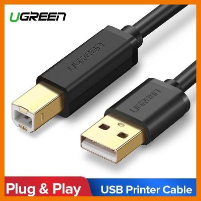 HOT!!ลดราคา UGREEN (US135) USB Cable Printer Lead Type A to B Male High Speed Scanner Printer Cable(10350,10351,10352,20846) ##ที่ชาร์จ แท็บเล็ต ไร้สาย เสียง หูฟัง เคส Airpodss ลำโพง Wireless Bluetooth โทรศัพท์ USB ปลั๊ก เมาท์ HDMI สายคอมพิวเตอร์