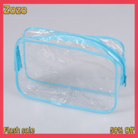 Zozo ✨Ready Stock✨ กระเป๋าเครื่องสำอาง PVC ใสใสสำหรับผู้หญิงกระเป๋าเครื่องสำอางสำหรับเดินทาง