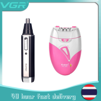 VGR usb ชาร์จผมเครื่องกำจัดขนไฟฟ้าเครื่องกำจัดขนมอเตอร์รอบต่อนาทีสูง, 4 ใน 1 ชาร์จจมูก Trimmer จอนมีดโกนหนวด