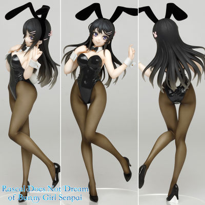 Figure ฟิกเกอร์ จากการ์ตูนเรื่อง Rascal Does Not Dream of Bunny Girl Senpai Series เรื่องฝันปั่นป่วยของผมกับรุ่นพี่บันนี่เกิร์ล Sakurajima Mai ซากุราจิมะ ไม Bunny ชุดกระต่าย Ver Anime อนิเมะ การ์ตูน มังงะ คอลเลกชัน ของขวัญ New Collection Model โมเดล