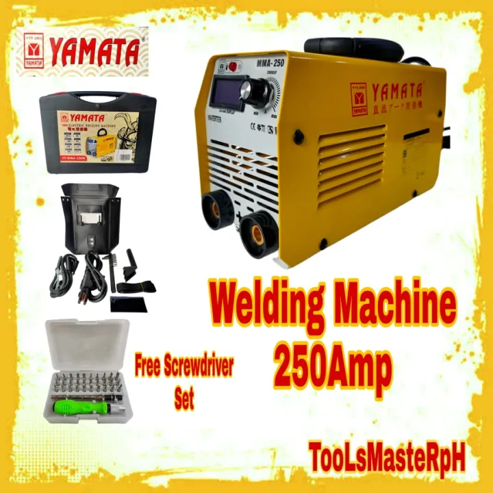 YAMATA Japan MMA-250A IGBT Inverter Welding Machine (YT-MMA-250K) FREE ...