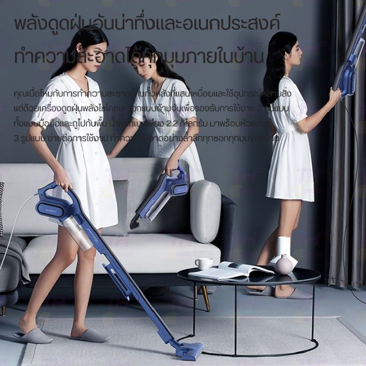 hot-เหลือ-199-thgott199-deerma-handled-vacumm-cleaner-dx810-เครื่องดูดฝุ่นพลังไซโคลน-ออกแบบด้ามจับเพื่อรองรับการใช้งาน-2-รูปแบบ-ส่งด่วน-เครื่อง-ดูด-ฝุ่น-เครื่องดูดฝุ่นไร้สาย-เครื่องดูดฝุ่นมินิ-เครื่อง