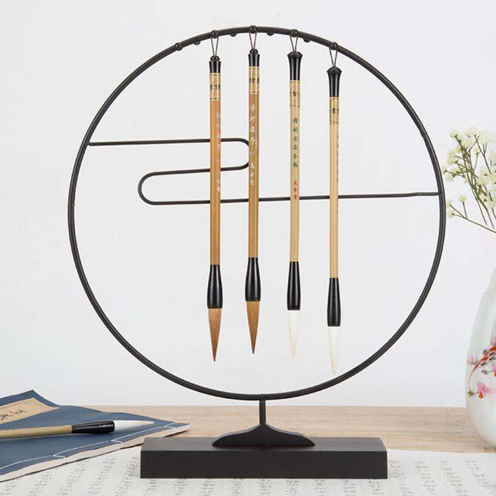 Moon Okey Calligraphy Brush Holder Calligraphy Stand Shelf Display Rack