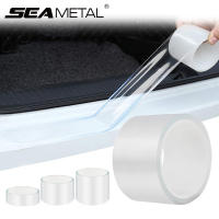 SEAMETAL รถประตู Sill สติกเกอร์โปร่งใสอัตโนมัติขอบประตูฟิล์มป้องกันการสึกหรอคราบทนสติกเกอร์ป้องกันรอยขีดข่วน-so6