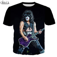 2023 newhx ยอดนิยม ROCK SINGER Kiss band T เสื้อผู้ชายผู้หญิงเสื้อยืด3D พิมพ์ Harajuku แฟชั่น streetwear ขายร้อนเสื้อ Drop Shipping