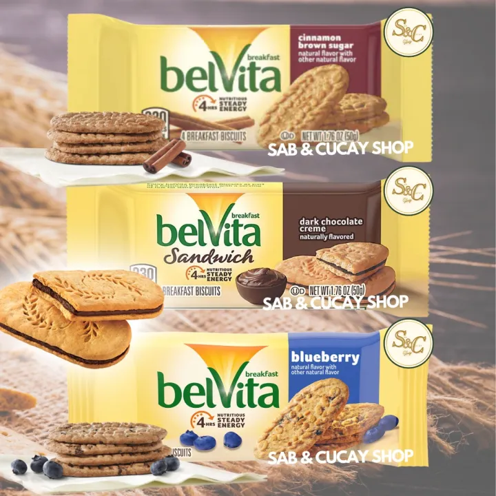 BelVita Blueberry Breakfast Biscuits Sandwich Lazada PH