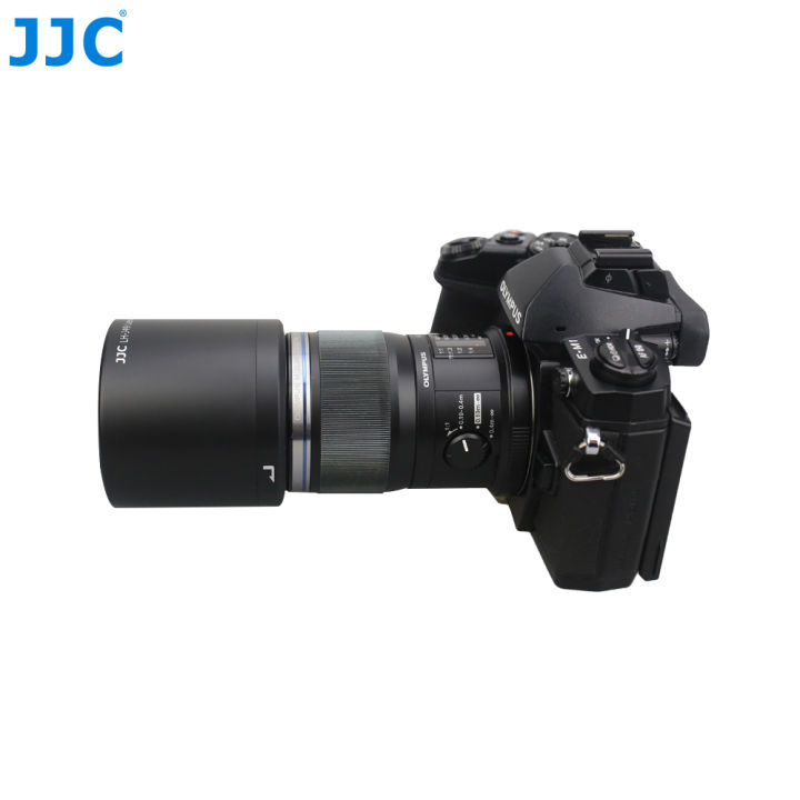 jjc-reversible-กล้องเลนส์สำหรับ-olympus-m-zuiko-digital-ed-60-มม-f2-8-เลนส์มาโครแทนที่-olympus-lh-49-เลนส์หลอด-yrrey