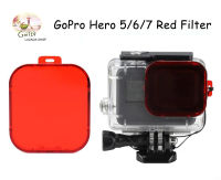 Hero Gear Diving กรองสำหรับ GoPro Hero 5/6/7 การกระทำ Camera (สีแดง)  Hero Gear Diving Filter for GoPro Hero 5/6/7 Action Camera (Red)