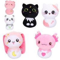 Mushroom Rabbit Axolotl Animals Cat Panda Plush Toy Soft Stuffed Doll Gift Kid