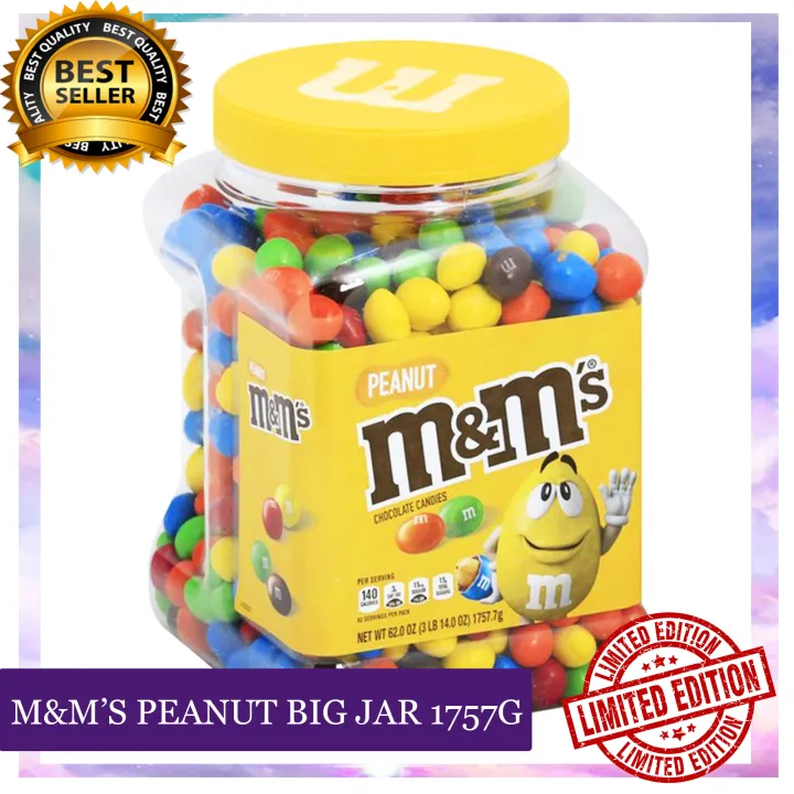 M&M's Peanut Chocolate Easter Candy Jar (62 Oz.)