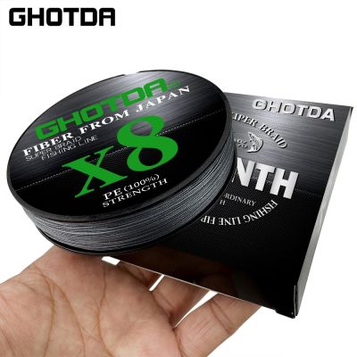 【DT】hot！ GHOTDA Multifilament  Fishing Peche Sea Spinning X8 Trip Accessories 100M 13.2-78LB