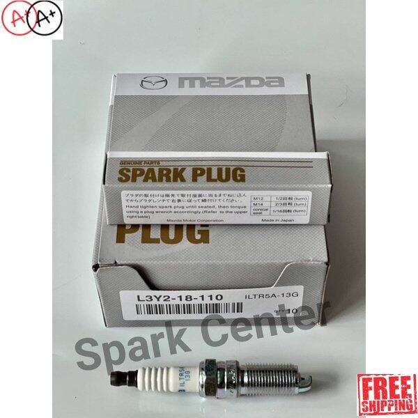 สินค้าพร้อมจัดส่ง-หัวเทียน-mazda3-2-0-ปี-05-14-เบอร์-l3y2-18-110-สินค้าใหม่-จัดส่งฟรีมีบริการเก็บเงินปลายทาง