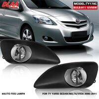 For Toyota Yaris Sedan Belta Vios 2006 2007 2008 2009 2010 2011 Led Front Bumper Driving Daytime Running Lights Fog Lamps Parts