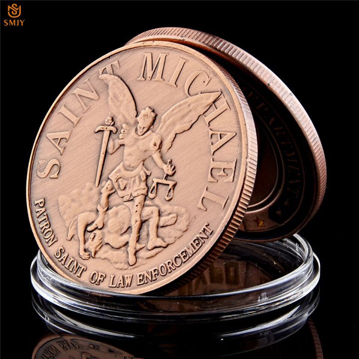 hot-ticket-usa-phoenix-police-the-arangel-st-michael-bronze-token-us-ท้าทายของสะสมเหรียญ