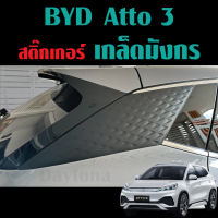 BYD Atto3 สติ๊กเกอร์ ตกแต่ง กันรอย เกล็ดมังกร ซ้าย-ขวา BYD Atto 3