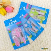 NATUR ชุดกรรไกรตัดเล็บ 3 ชิ้น Nail Care Set