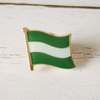 【CC】 Andalusia Flag Lapel Pins Spain Provincial Nationalities Region Brooch Epoxy Metal Enamel Badge