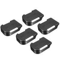 5Pcs/Set Black 18V Battery Mounts Storage Shelf Rack Stand Holder Set Shelf Rack Battery Stand Holder Slots Van Case