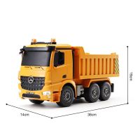 รถบังคับ รถดั๊มพ์บังคับวิทยุ Mercedes-Benz Arocs Dump Truck มาตราส่วน 1:20 NO.E525-003 บังคับด้วยรีโมท 2.4GHz 15CH