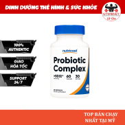 NUTRICOST PROBIOTIC COMPLEX 60 VIÊN - Bổ Sung Lợi Khuẩn Hỗ Trợ Đường Ruột