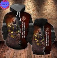 Xzx180305  Firefighter Custom Text All Over Print hoodies For Men &amp; Women CN1325 (Private Chat Free Name&amp;Logo Change)