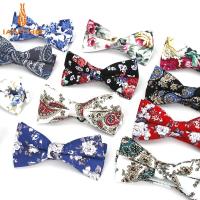 Mens Bow Tie Flexible Bowtie Smooth Necktie Soft 100%Cotton Butterfly Decorative Pattern Paisley Flower Print Neck Ties Cravata Nails Screws Fasteners