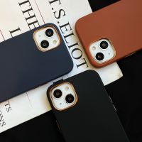 [HF15]▪✸♚ Luxury Leather Skin Ultra thin Phone Case For iPhone 13 12 11 Pro Mini Xs Max X Xr 7 8 Puls SE 2 Soft Back Cover