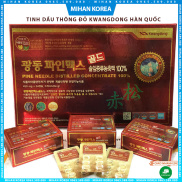Tinh dầu thông đỏ Kwangdong nội địa hàn quốc hộp 120 viên - Bổ sung vitamin
